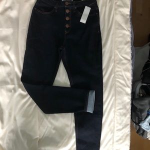 NWT-No Boundaries Hi Rise Buttonfly Jeans Size 7